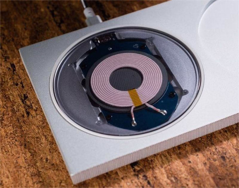 Бездротовий зарядний пристрій Native Union Tom Dixon Stash Block Station Wireless Silver - 2
